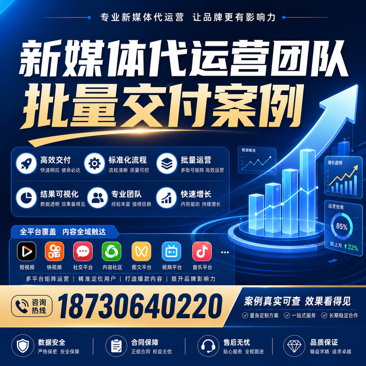 临沧代运营公司多客户账号批量高效交付案例